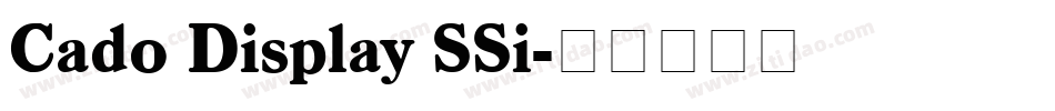 Cado Display SSi字体转换